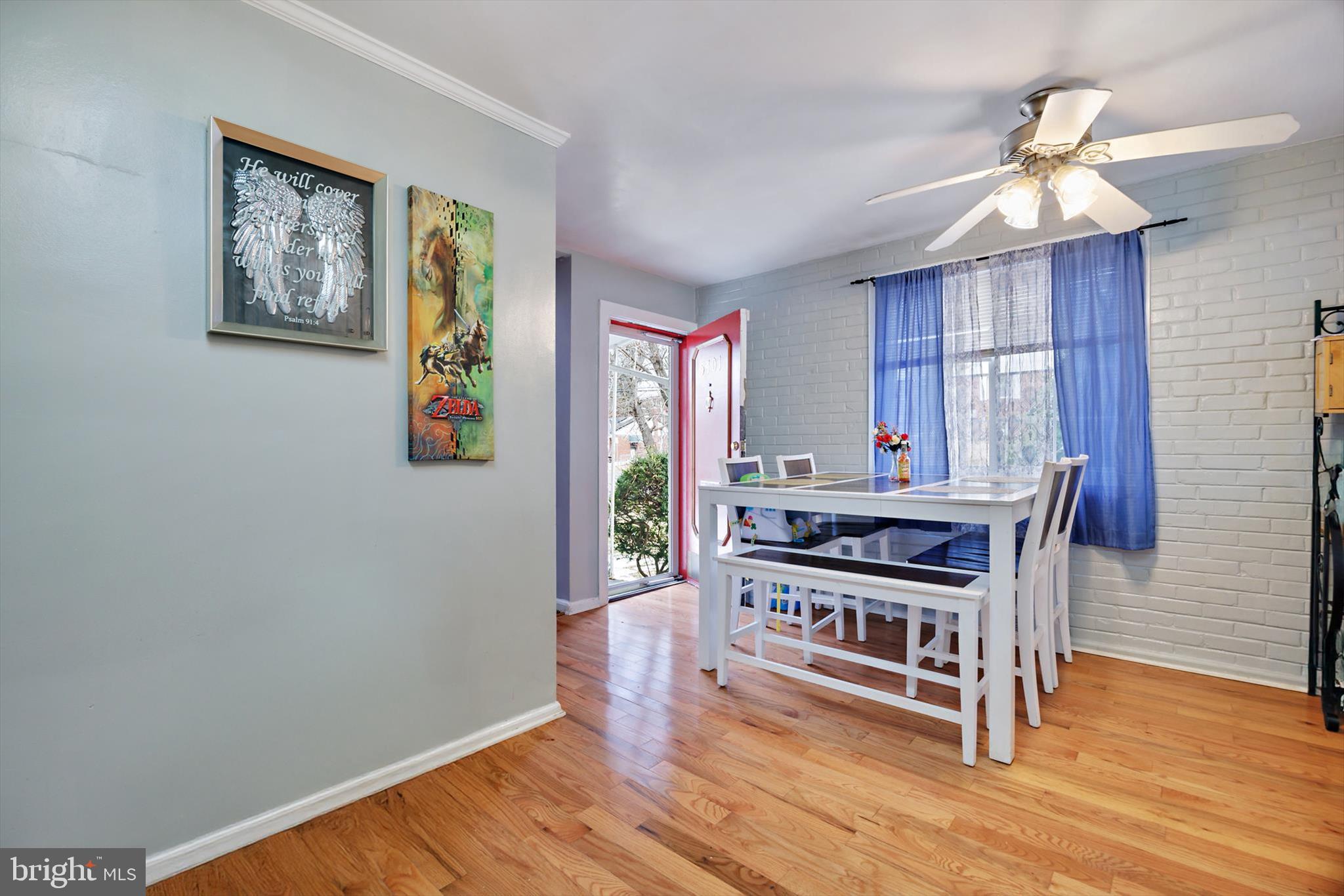 5401 Kenmont Road Oxon Hill, MD 20745 - Photo 10 of 39 a view of kitchen with cabinets and wooden floor