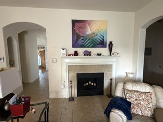 6720 Cromarty Lane Austin, TX 78754 - Photo 19 of 24 An inviting fireplace with an elegant mantel offers warmth and a central gathering point.