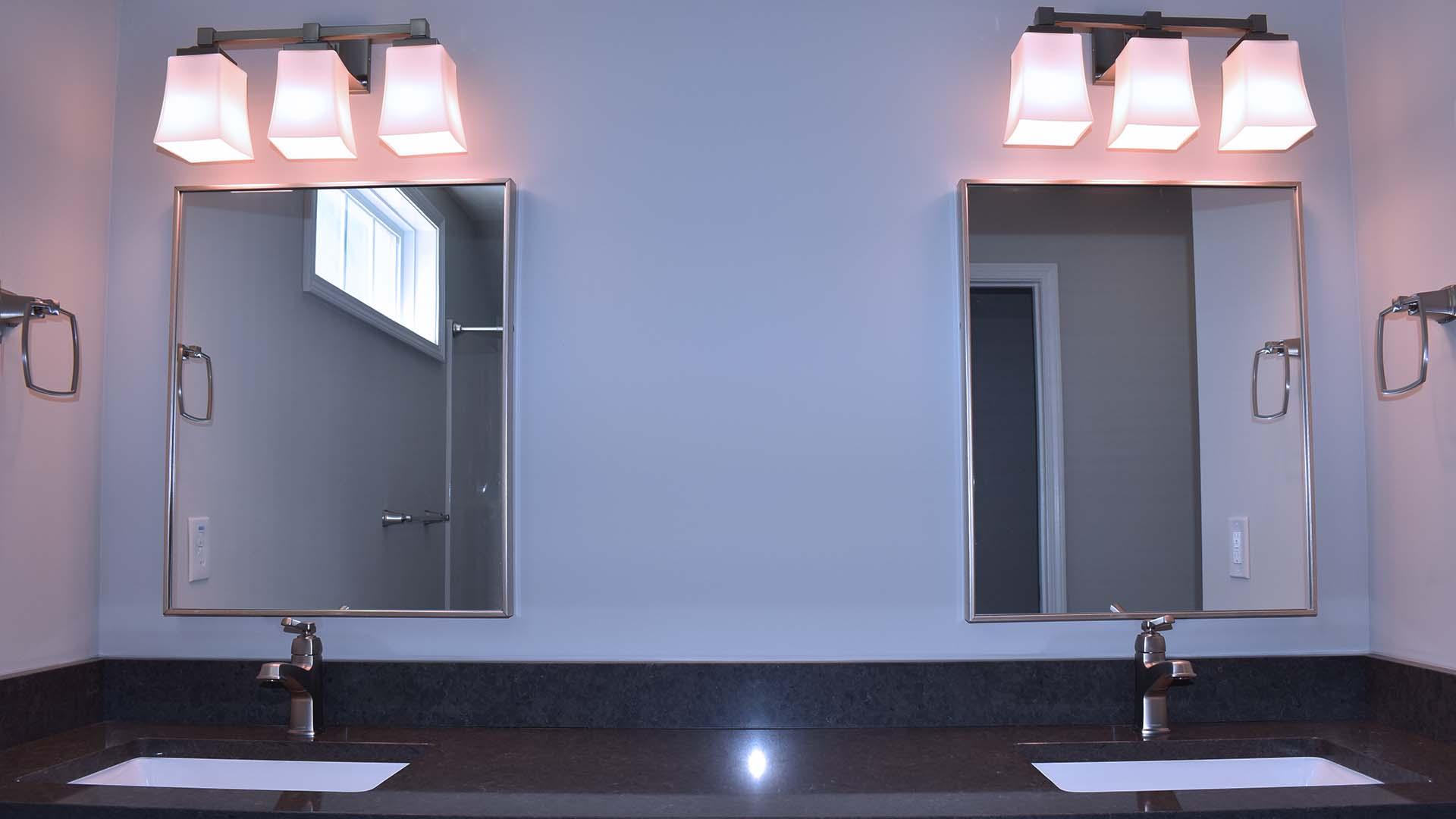 4257 Daugherty Road Salem, VA 24153 - Photo 31 of 37 a bathroom with a sink and a mirror