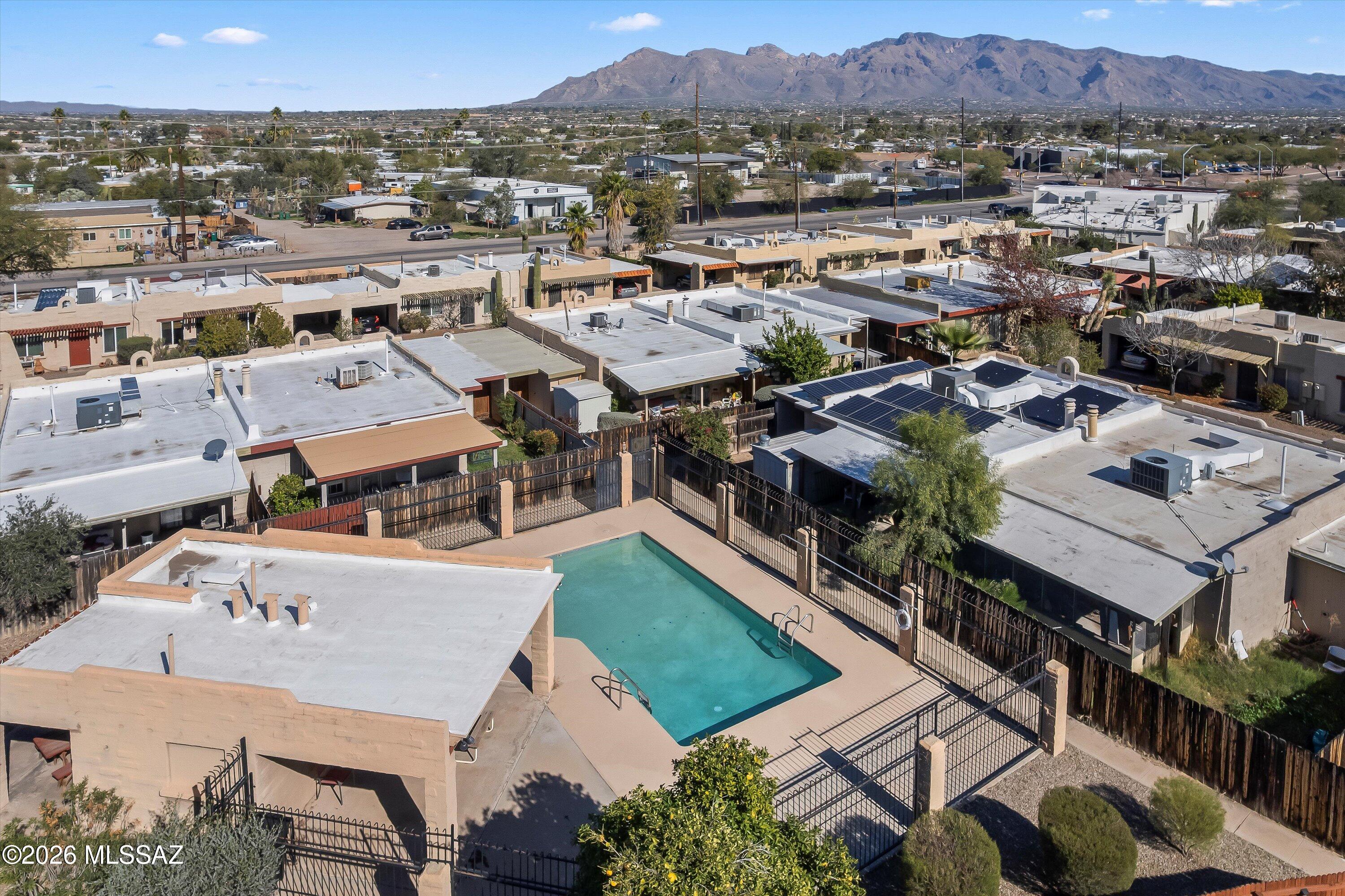 1868 West Record Street Tucson, AZ 85705 - Photo 16 of 19 Gorgeous views while swimming