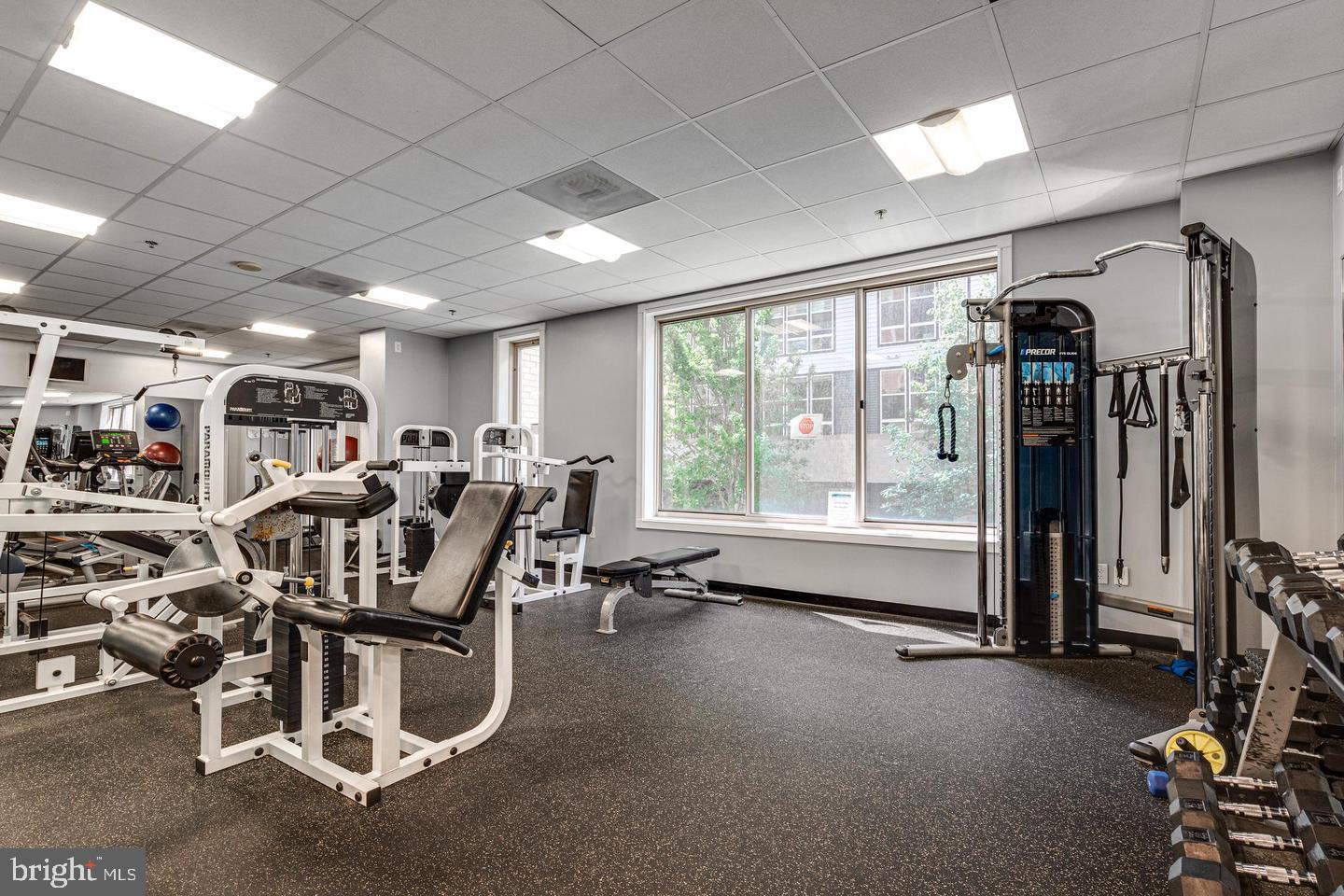 2726 Gallows Road, Unit 915 Vienna, VA 22180 - Photo 27 of 32 a view of a room with gym equipment
