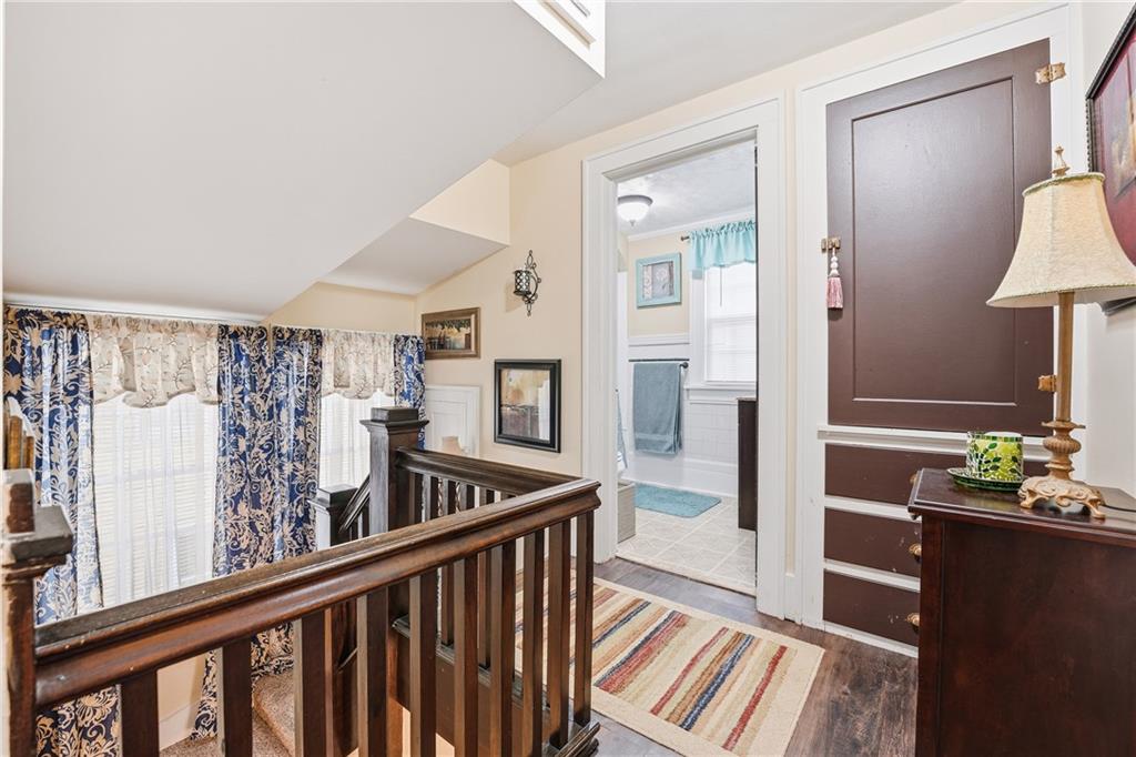 1279 Griswold Street Sharon, PA 16146 - Photo 17 of 30 wood staircase adds extra charm