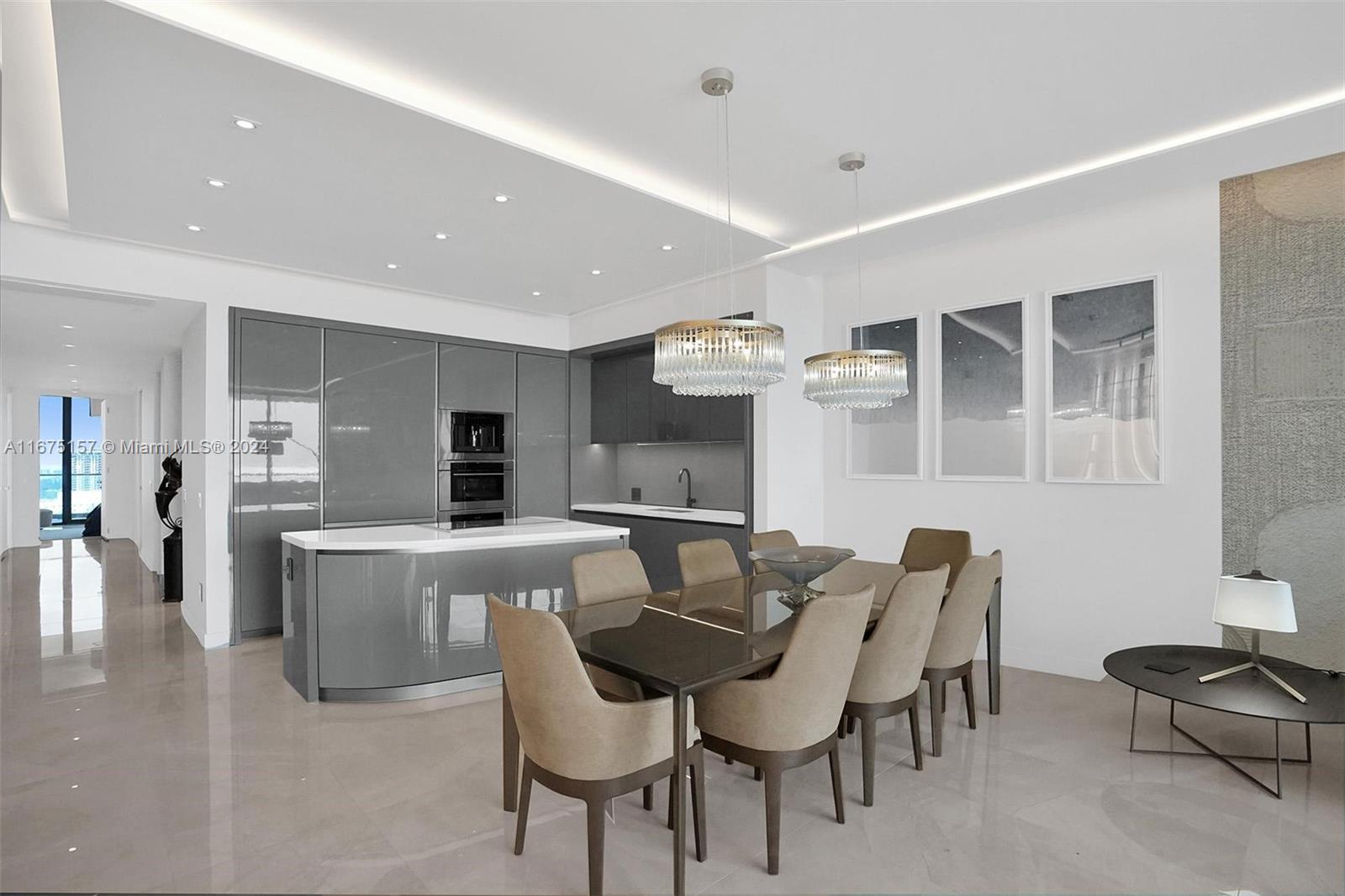 18975 Collins Avenue, Unit 2001 Sunny Isles Beach, FL 33160 - Photo 18 of 86 DINING AREA AND KITCHEN