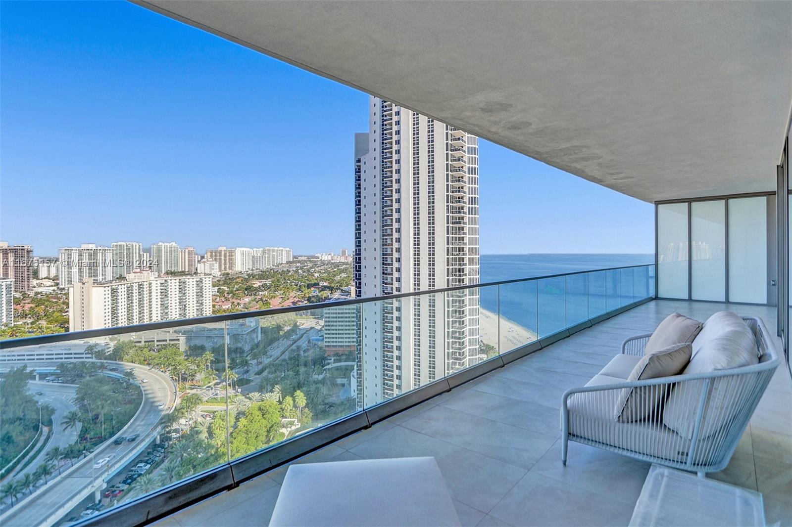 18975 Collins Avenue, Unit 2001 Sunny Isles Beach, FL 33160 - Photo 48 of 86 SPACIOUS BALCONY