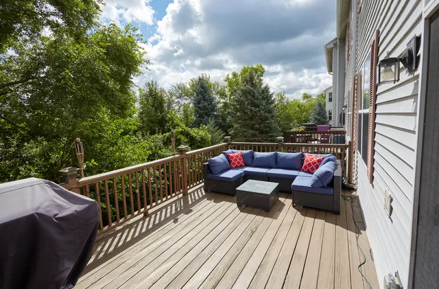 a view of sitting on deck