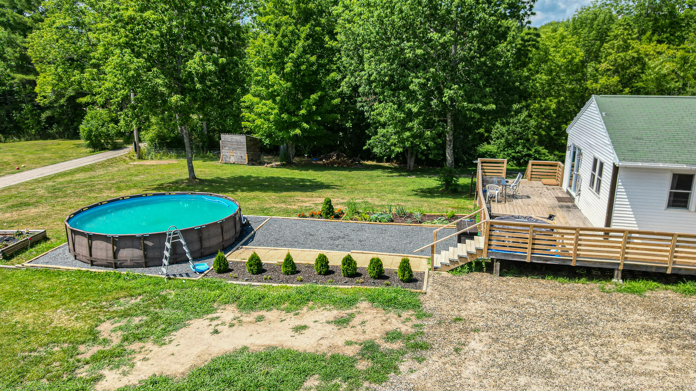 656 White Road Bowdoinham, ME 04008 - Photo 42 of 44 Aerial