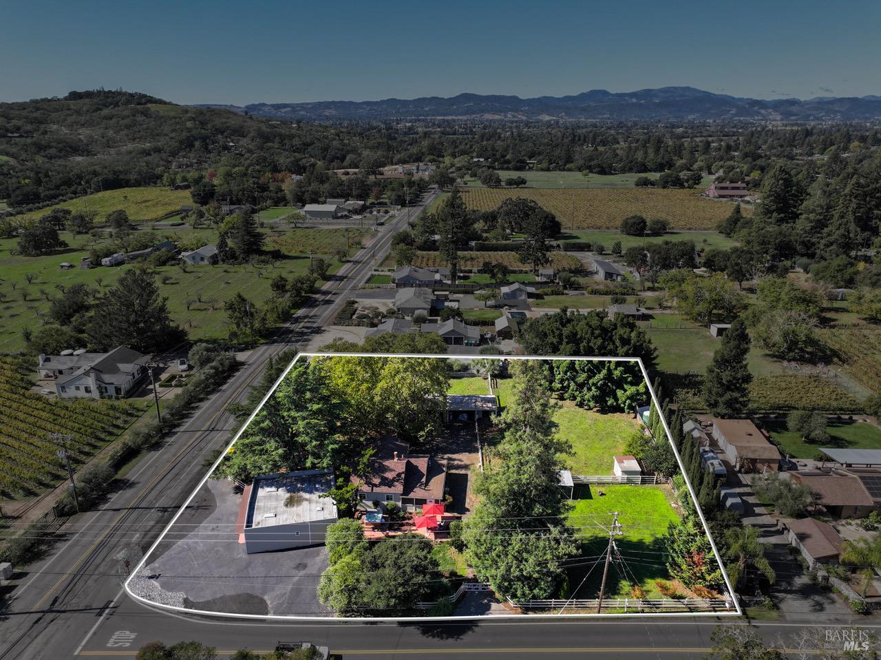 2060 Hagen Road Napa, CA 94558 - Photo 35 of 56 an aerial view of a house