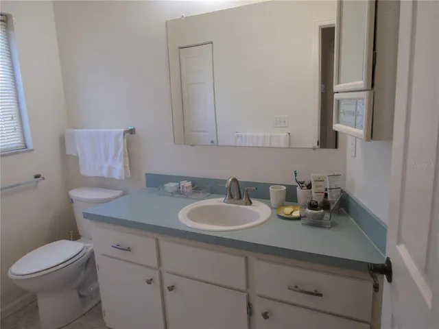 a view of a closet area