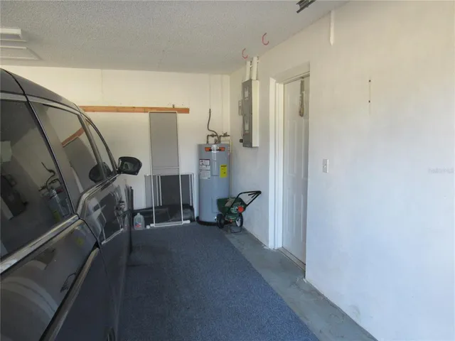 a view of workspace with wooden floor
