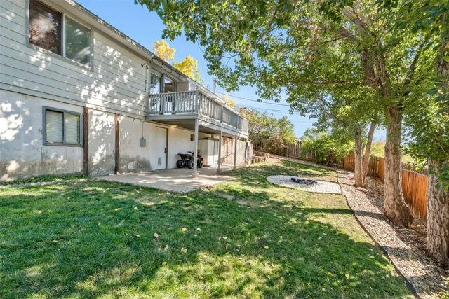 a house view with a sitting space and garden view