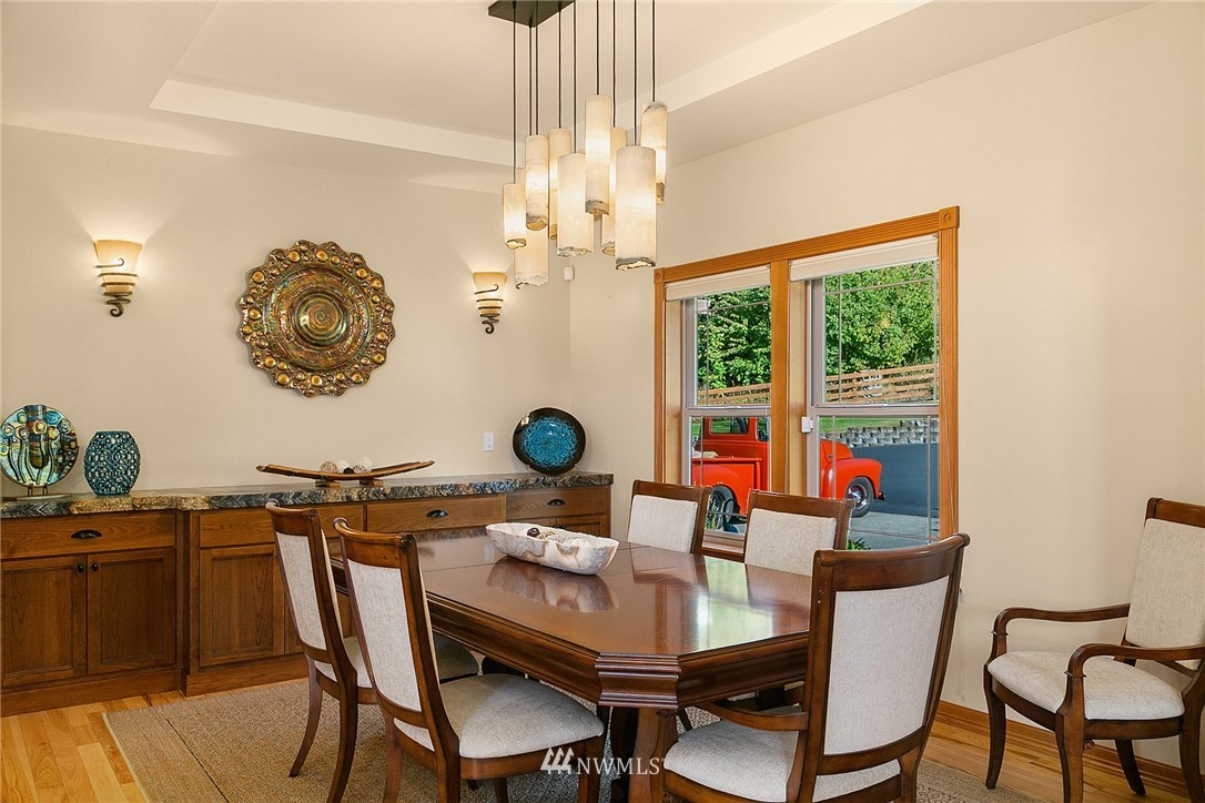 401 Highland Valley Road Morton, WA 98356 - Photo 10 of 39 a view of a dining room with furniture window and outside view