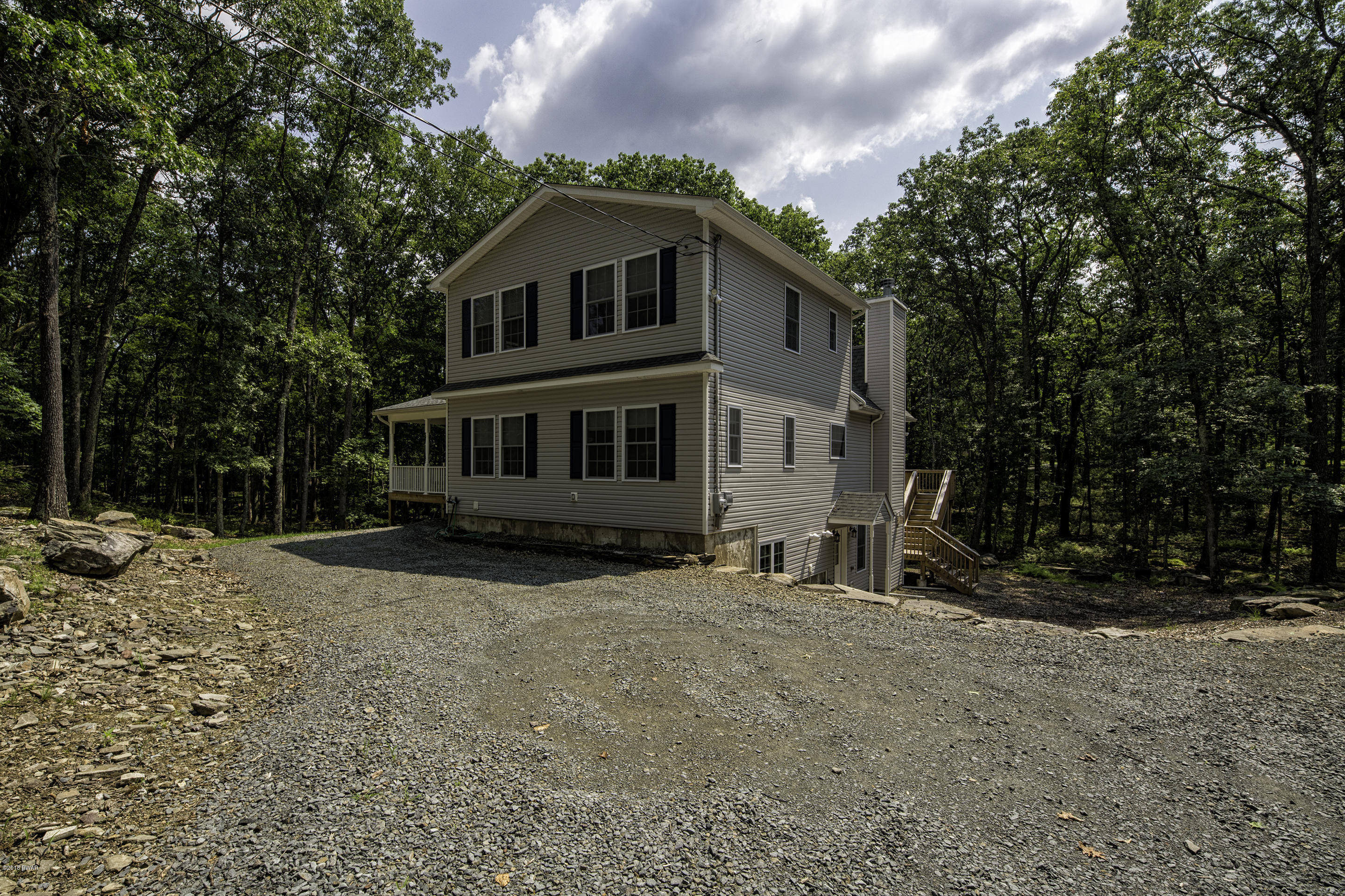 136 Perch Road Lackawaxen, PA 18435 - Photo 8 of 53 Rear of House Facing Rd