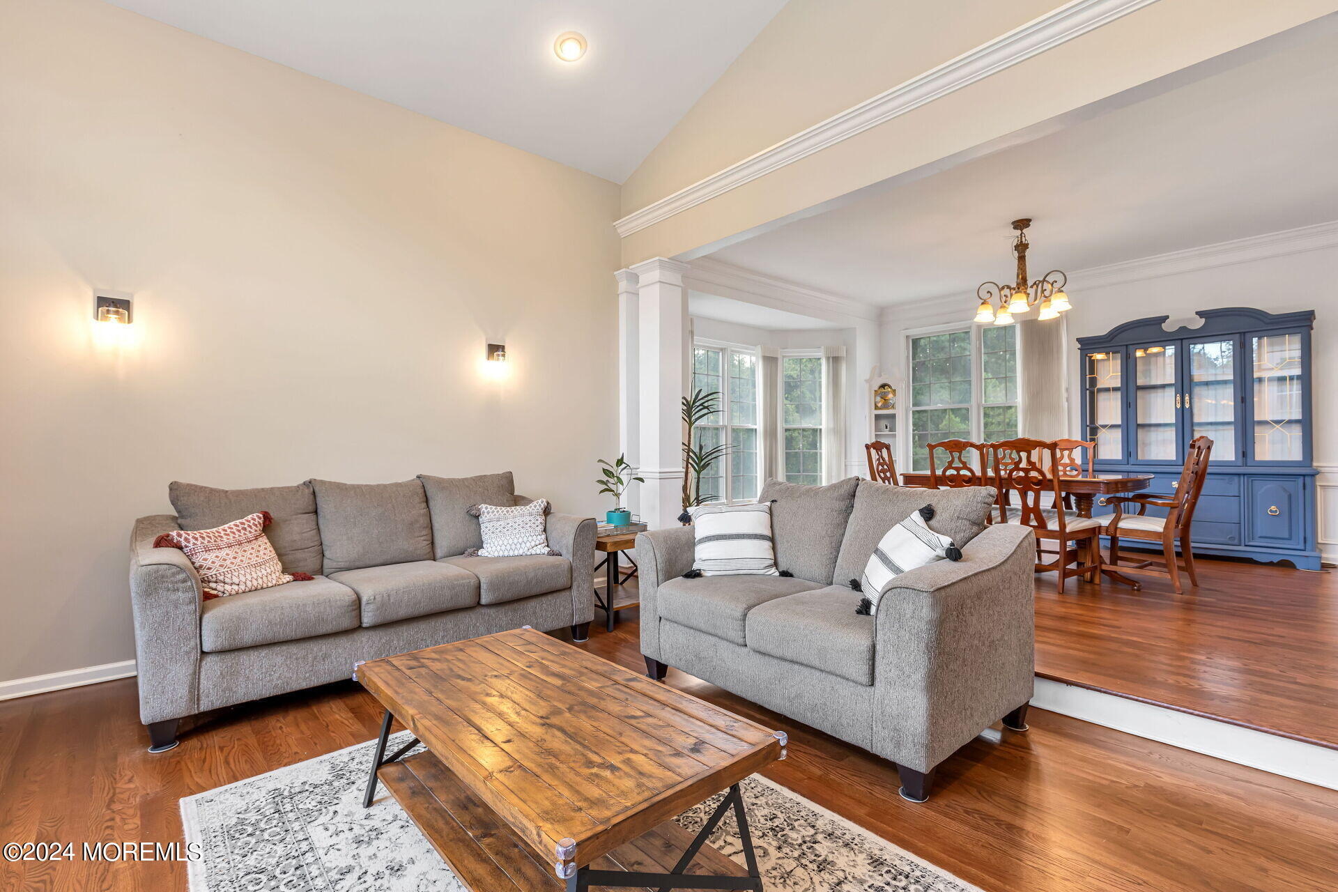 20 Crape Myrtle Drive Holmdel, NJ 07733 - Photo 19 of 53 a living room with furniture and wooden floor