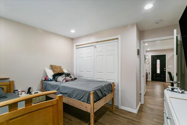 a room with storage and utility