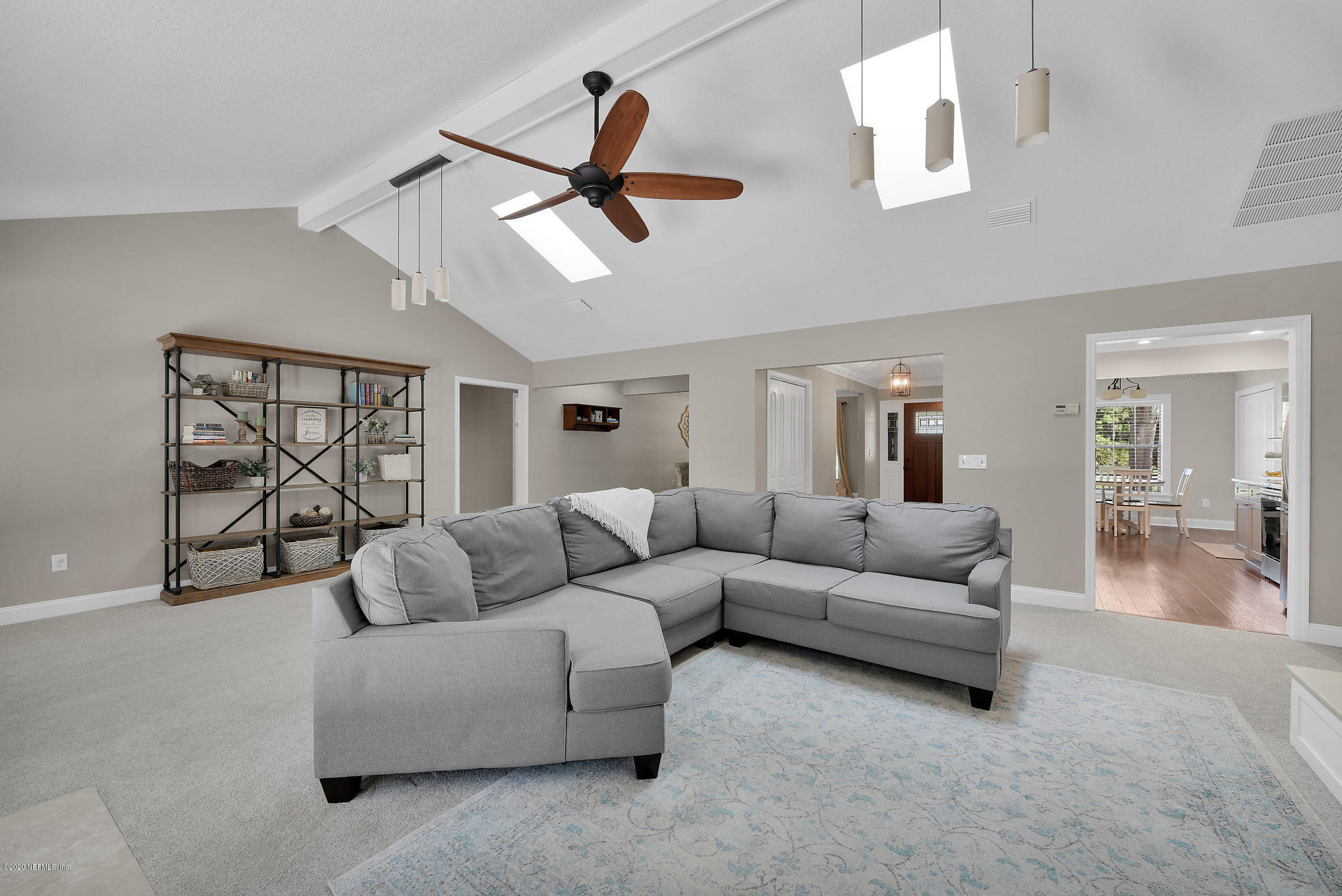 240 West Shores Road Fleming Island, FL 32003 - Photo 12 of 39 living room w/vaulted ceiling