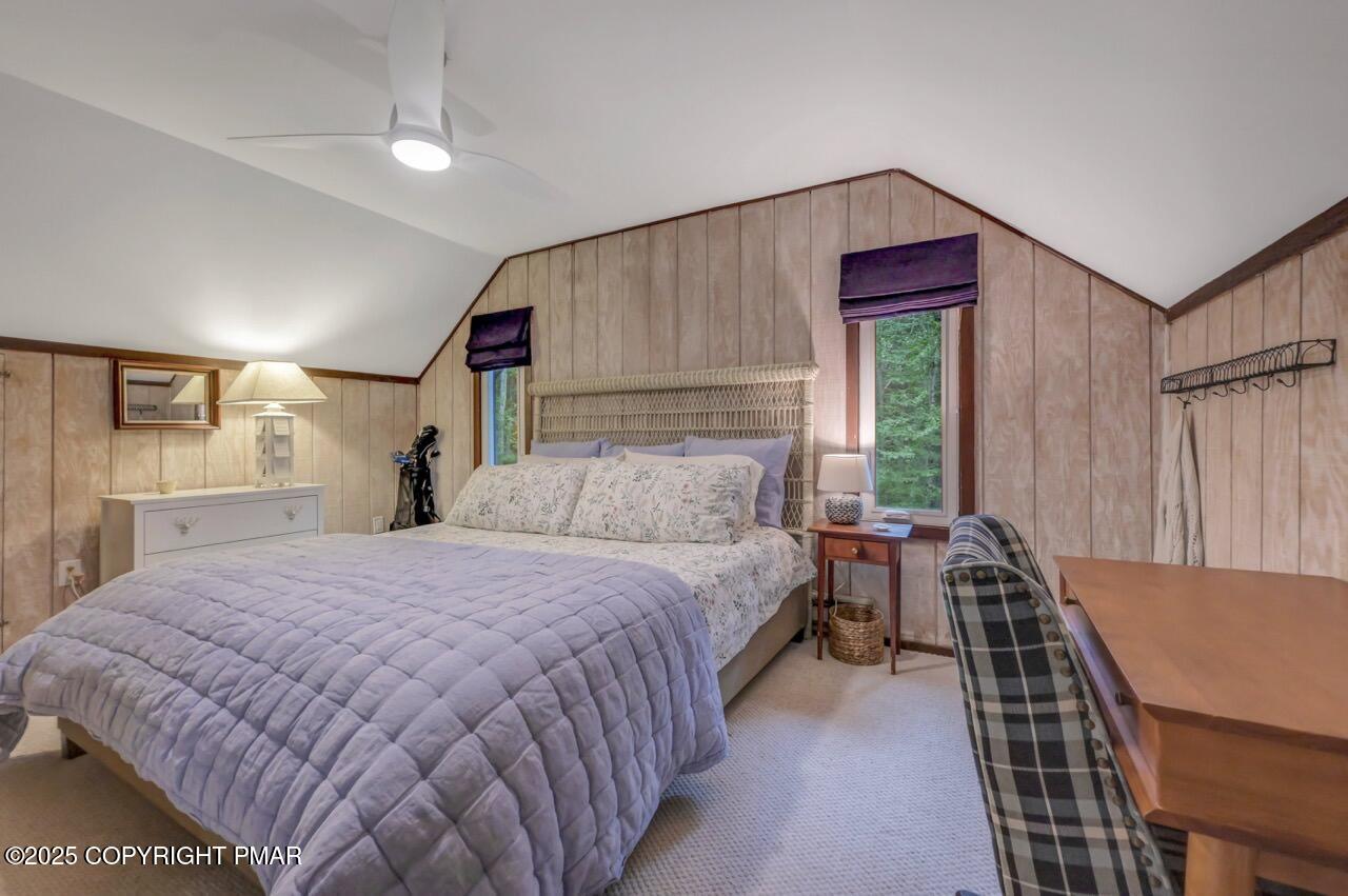 1169 Deer Trail Road Pocono Pines, PA 18350 - Photo 13 of 21 a bedroom with a bed and a dresser