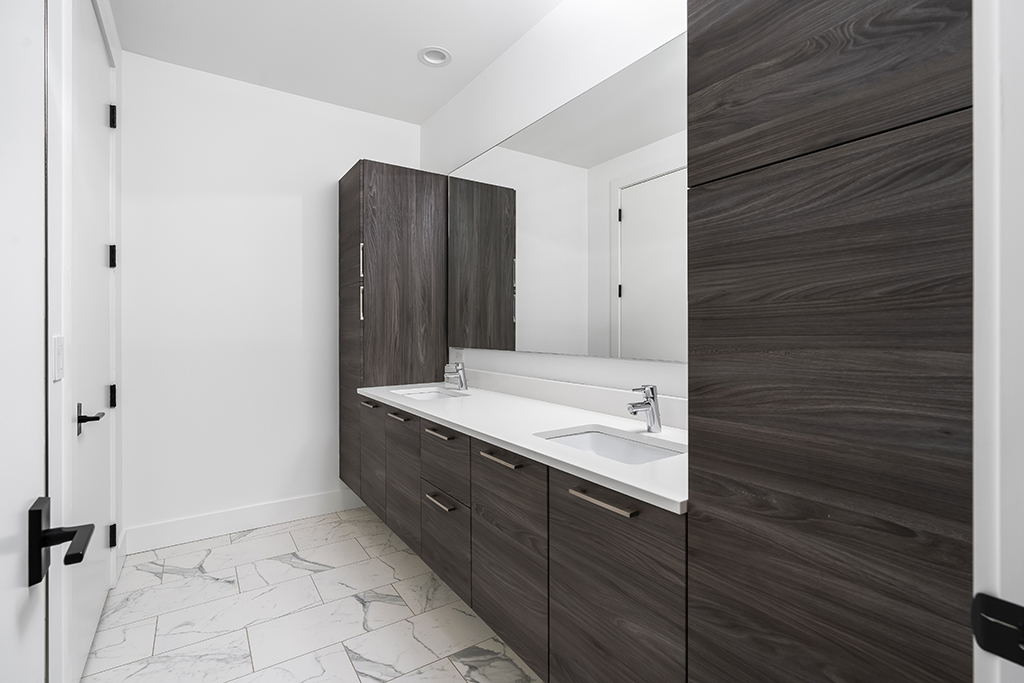 1132 West Adams Street, Unit 5W Chicago, IL 60607 - Photo 18 of 26 a bathroom with a sink and a mirror