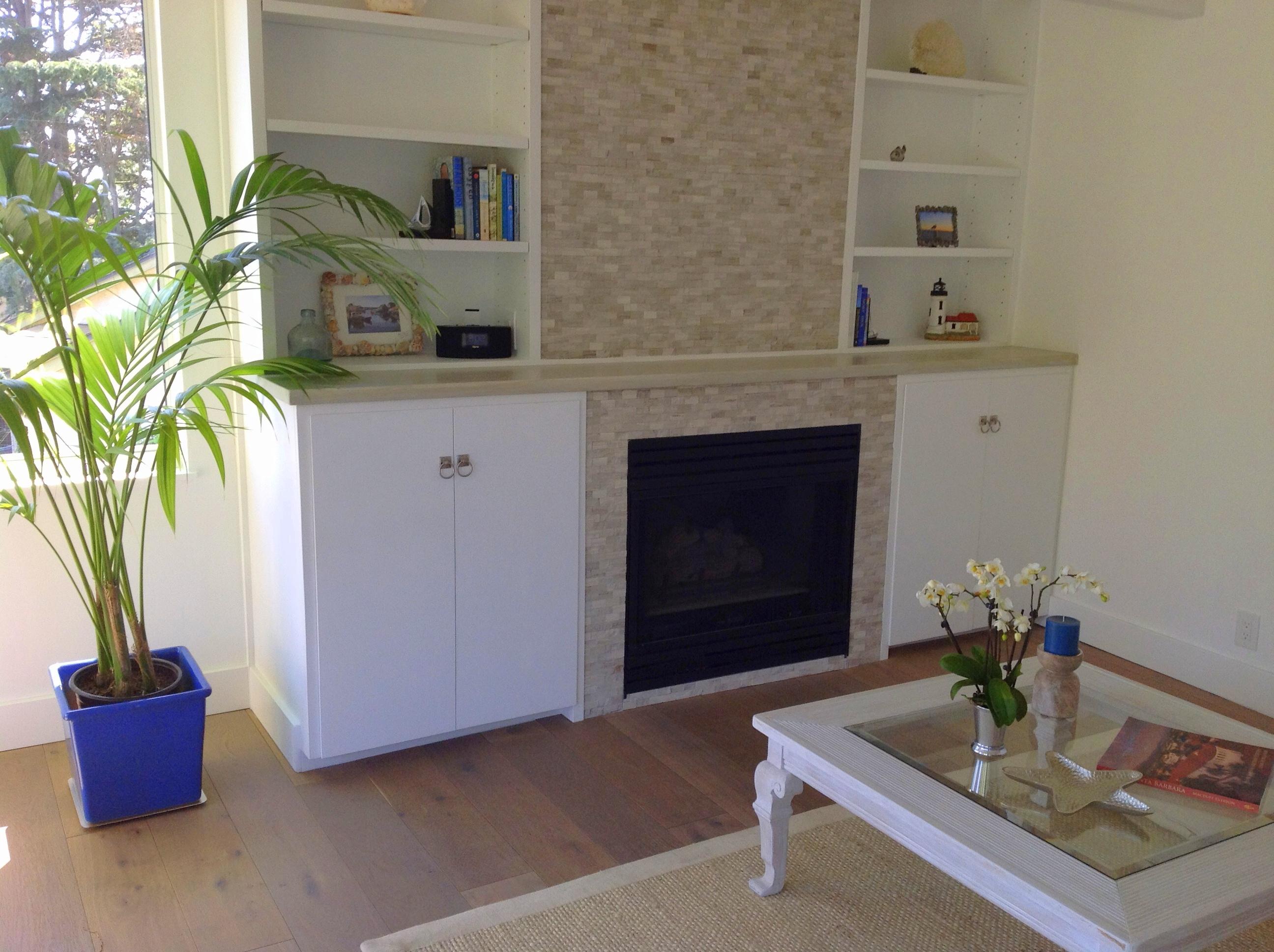 4 Fellowship Circle Santa Barbara, CA 93109 - Photo 10 of 27 a living room with furniture and a fireplace