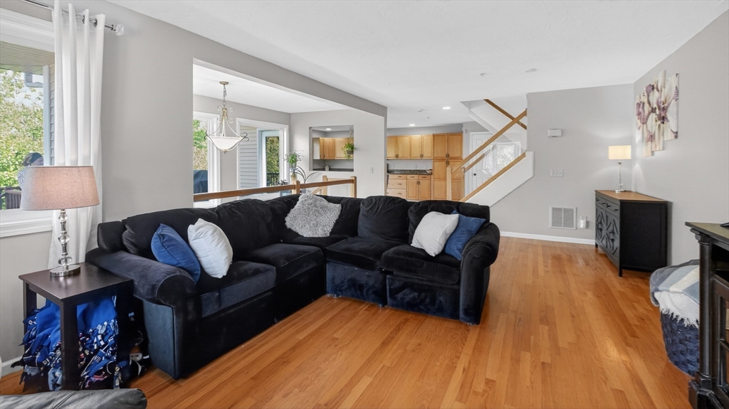 5 Governors Way, Unit B Milford, MA 01757 - Photo 11 of 42 a living room with furniture and a wooden floor