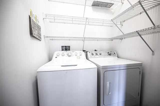 a view of a park with slide