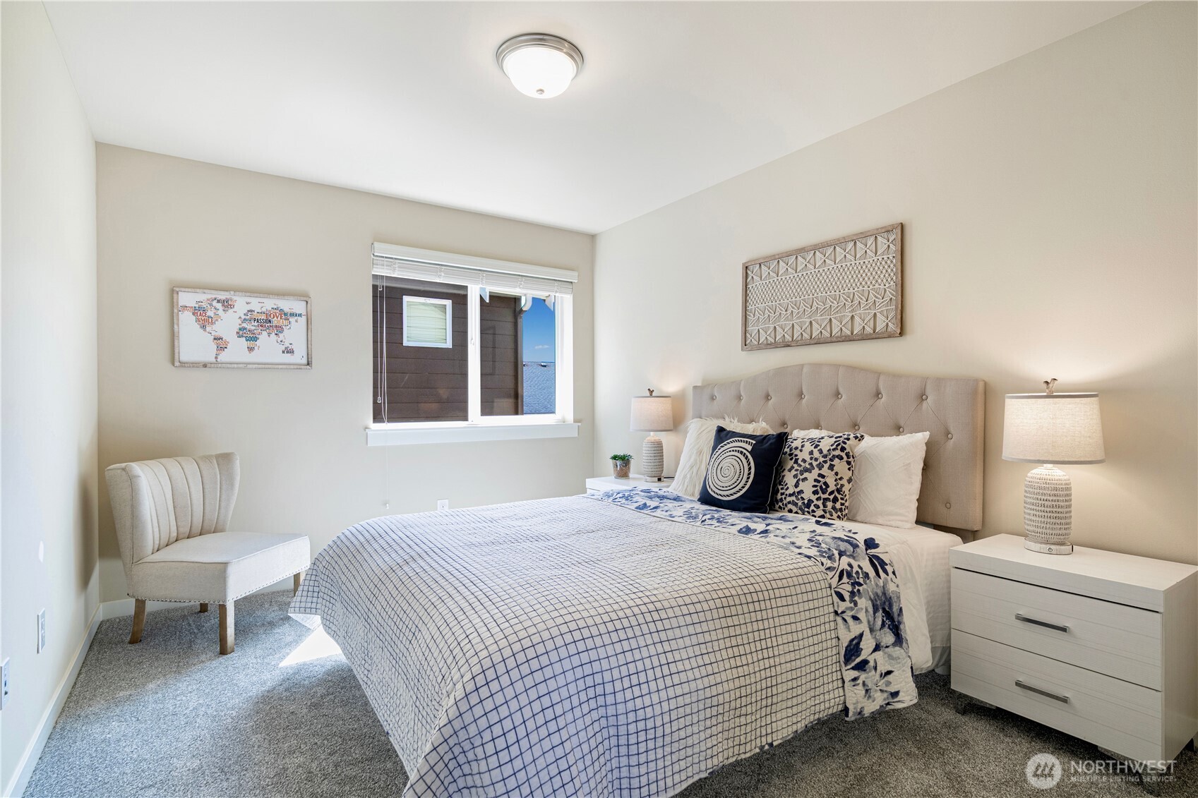 3718 226th Place Southeast Bothell, WA 98021 - Photo 17 of 30 a bedroom with a bed and a couch