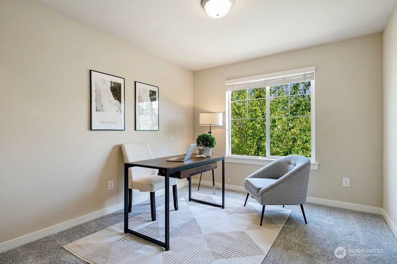 3718 226th Place Southeast Bothell, WA 98021 - Photo 18 of 30 a workspace with furniture and a window