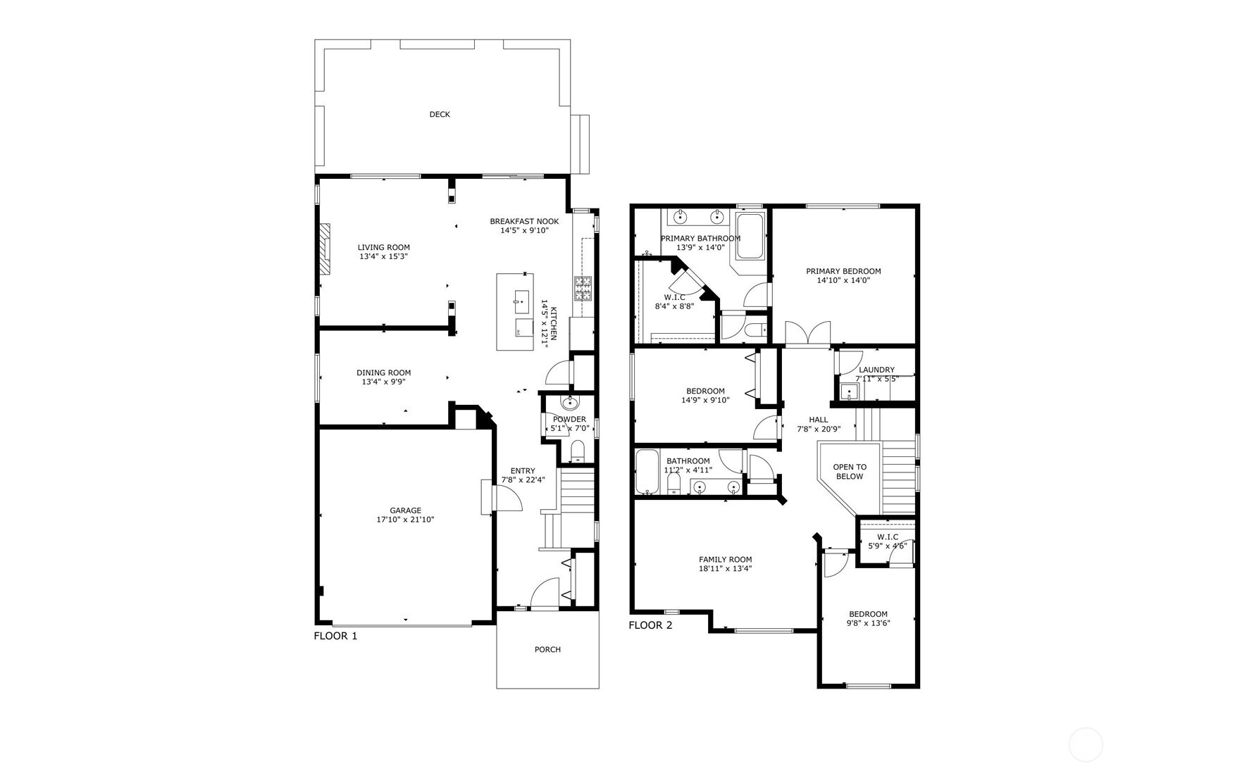 3718 226th Place Southeast Bothell, WA 98021 - Photo 25 of 30 a picture of a floor plan