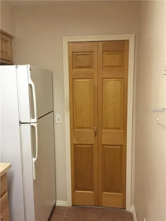 a view of closet area