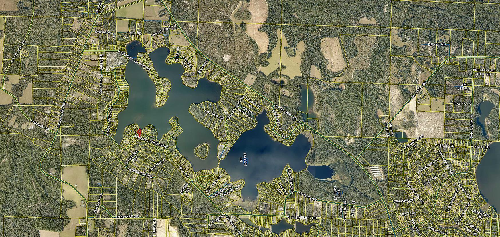 Lot 27 Pipers Landing Road DeFuniak Springs, FL 32433 - Photo 13 of 15 Lot 27 Larger Aerial