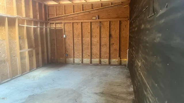 a view of an empty room with an empty space