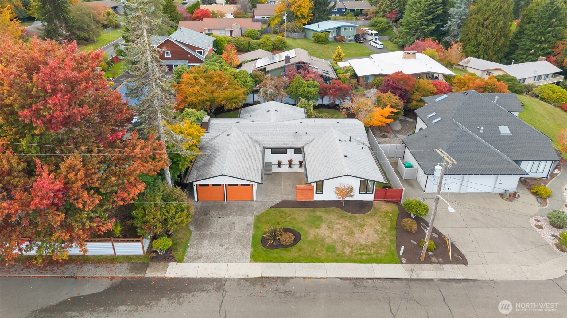 1414 Hummingbird Lane Northwest Olympia, WA 98502 - Photo 4 of 40 an aerial view of residential houses with outdoor space