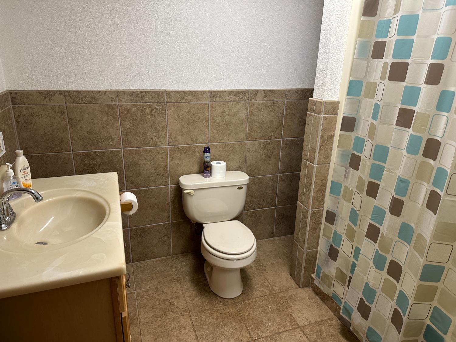 4368 Eazy Bird Road Wilseyville, CA 95257 - Photo 17 of 25 a bathroom with a toilet and a sink