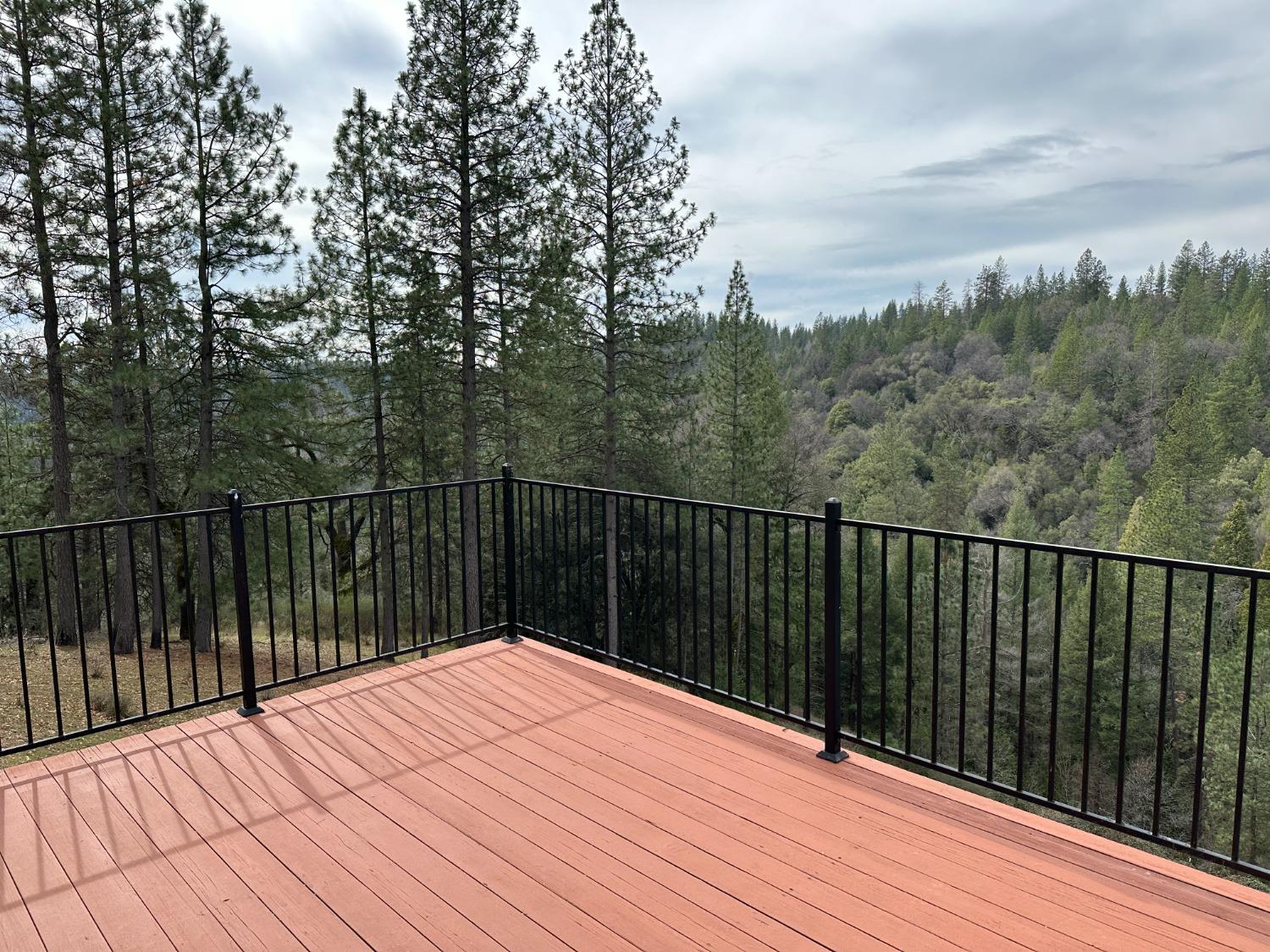 4368 Eazy Bird Road Wilseyville, CA 95257 - Photo 22 of 25 a balcony with wooden floor and fence