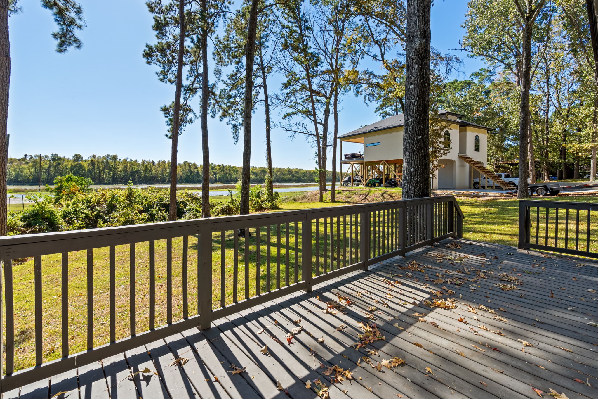 284 Hackberry Street Trinity, TX 75862 - Photo 30 of 42 Enjoy the elevated outdoor deck area.