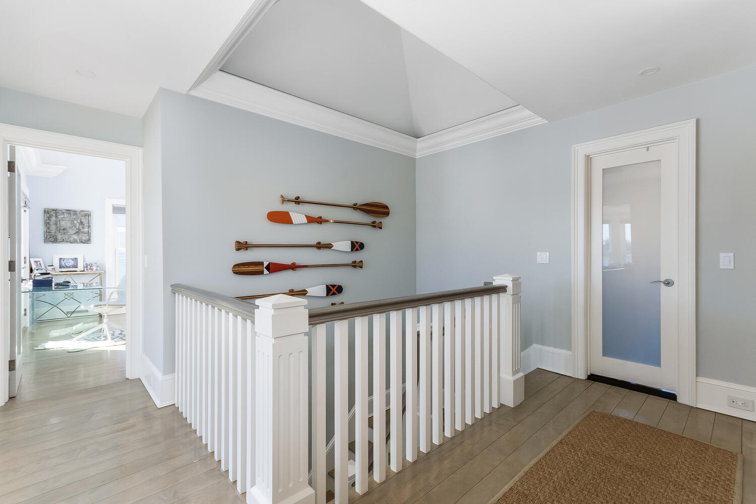 5 Plymouth Road Darien, CT 06820 - Photo 16 of 31 a view of a hallway with bedroom and stairs