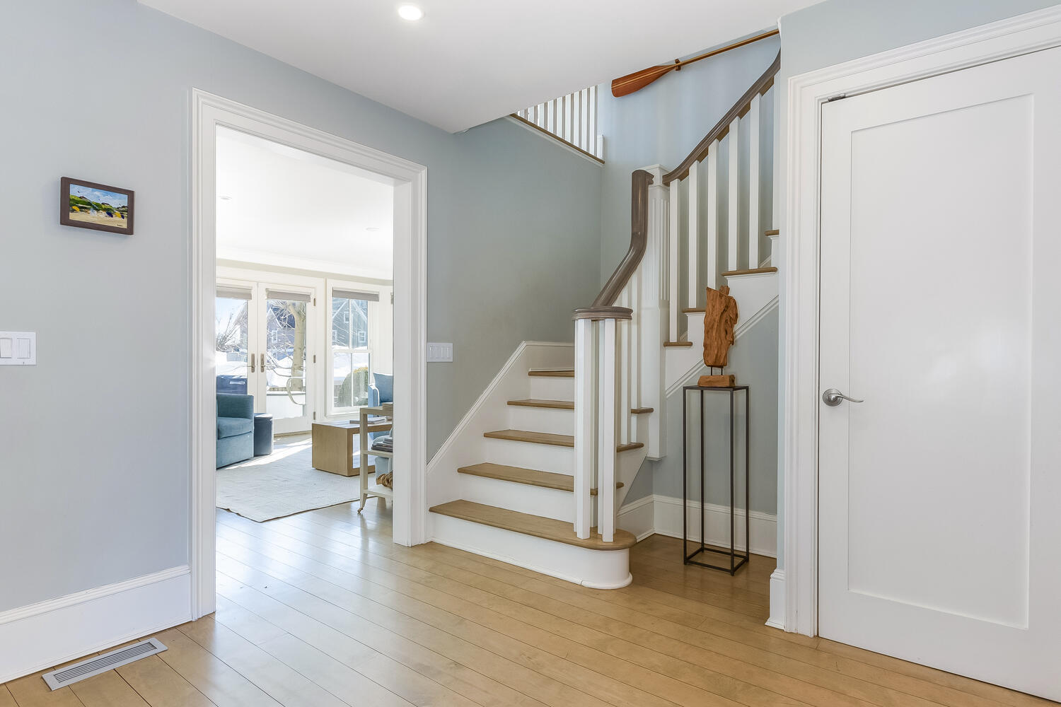 5 Plymouth Road Darien, CT 06820 - Photo 4 of 31 a view of a hallway with wooden floor and entryway