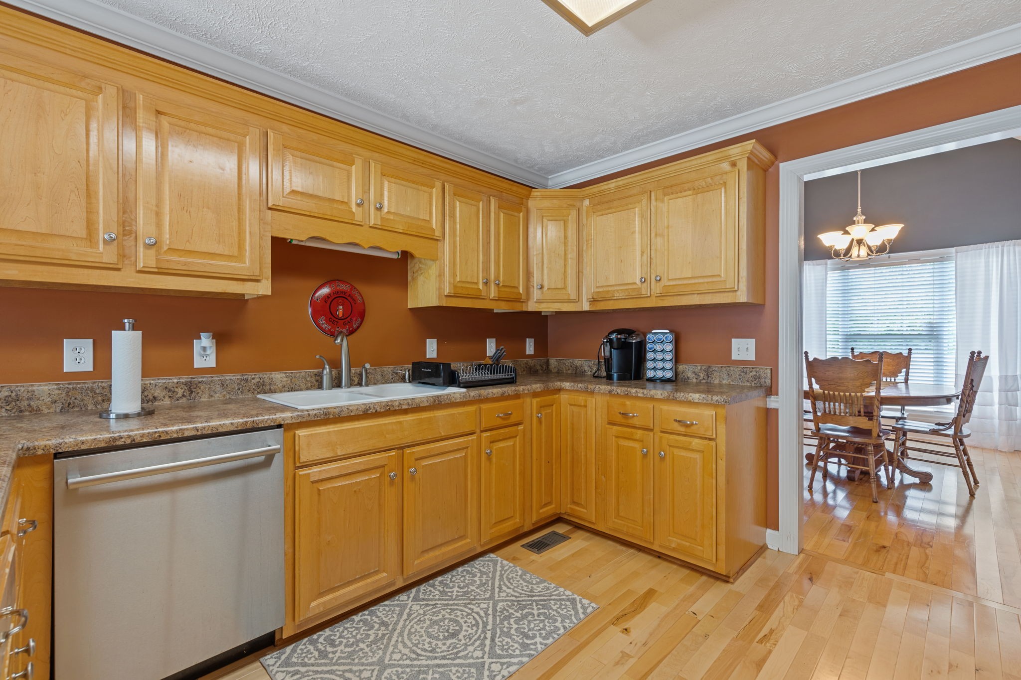 1972 Espy Road Bradyville, TN 37026 - Photo 13 of 67 a kitchen with stainless steel appliances granite countertop a sink and cabinets