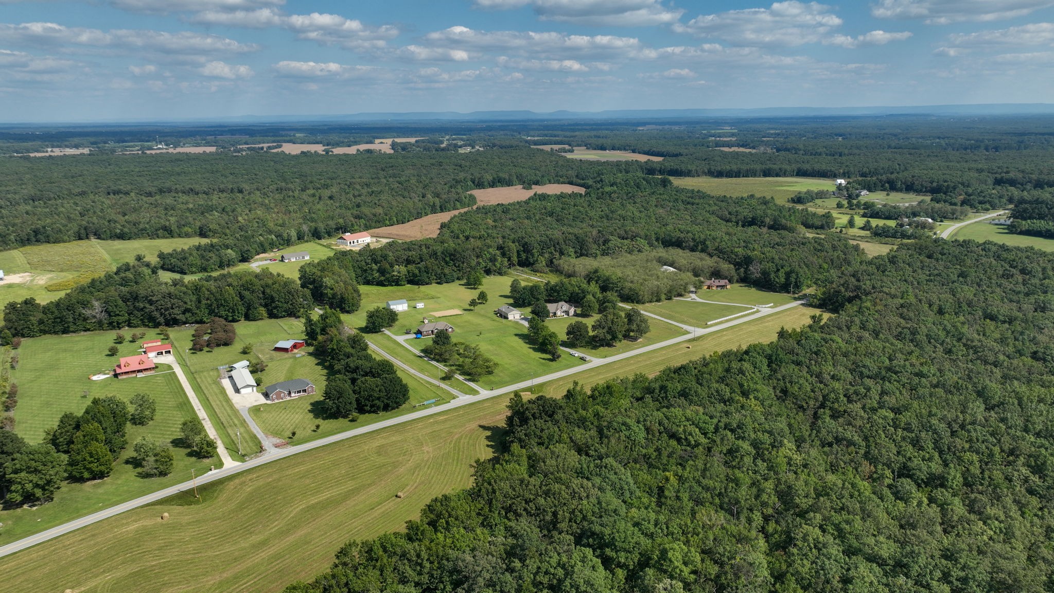 1972 Espy Road Bradyville, TN 37026 - Photo 62 of 67 an aerial view of a house with a garden