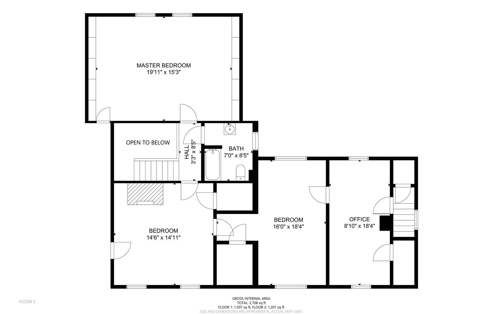 98 Burleigh Road Vassalboro, ME 04989 - Photo 58 of 59 Second Floor Plan