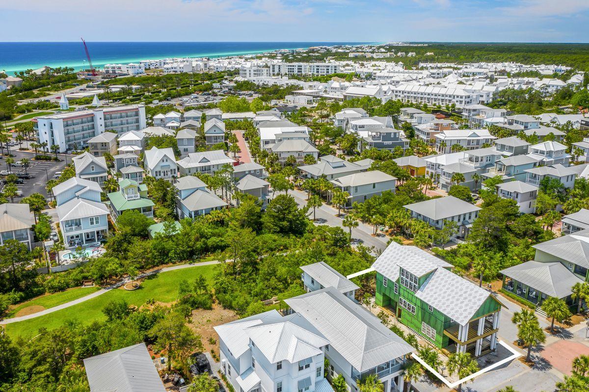 149 West Seacrest Beach Blvd Inlet Beach Inlet Beach, FL 32461 - Photo 3 of 15 an aerial view of residential houses with outdoor space and street view