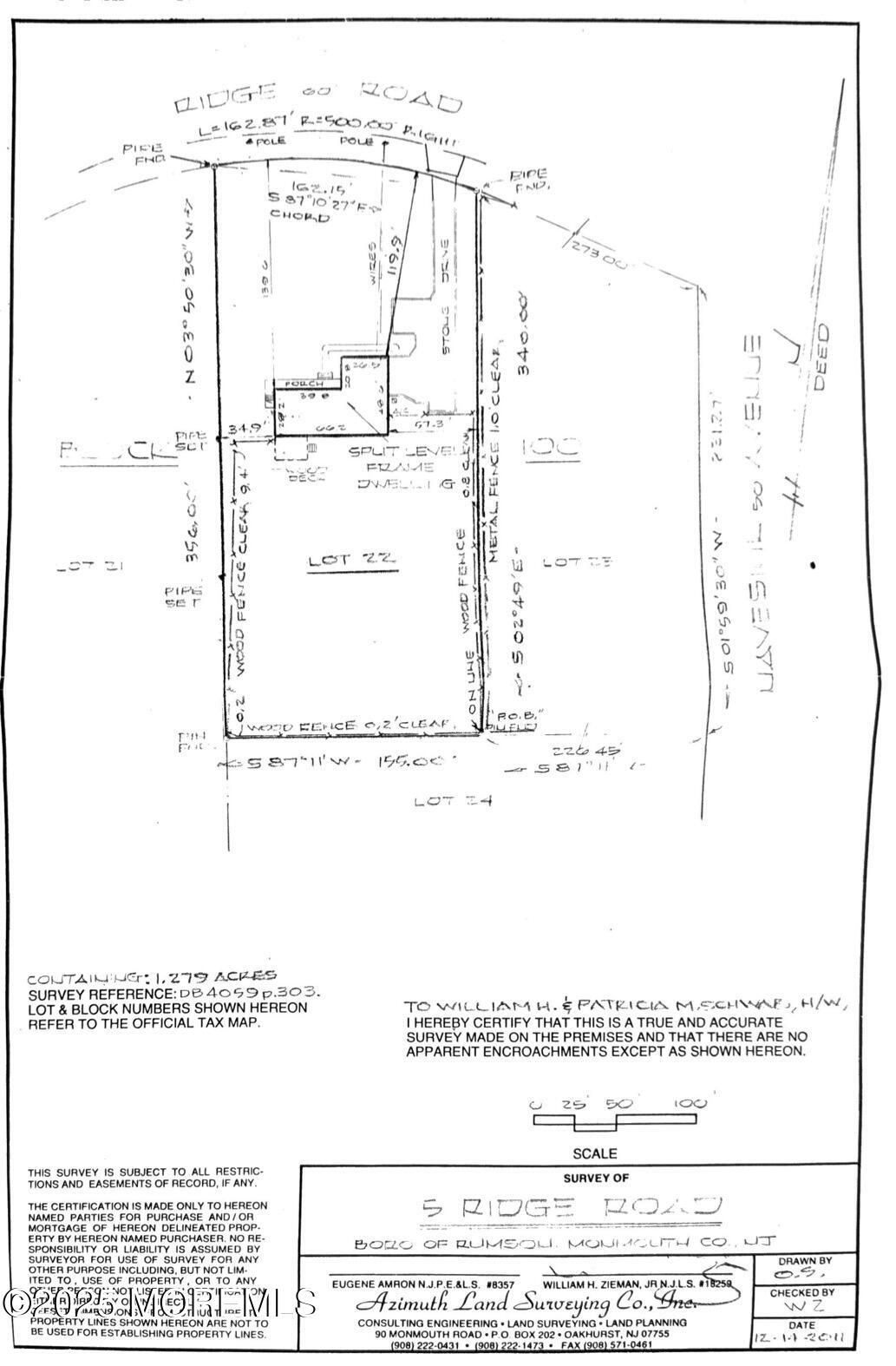 5 Ridge Road Rumson, NJ 07760 - Photo 6 of 50 survey