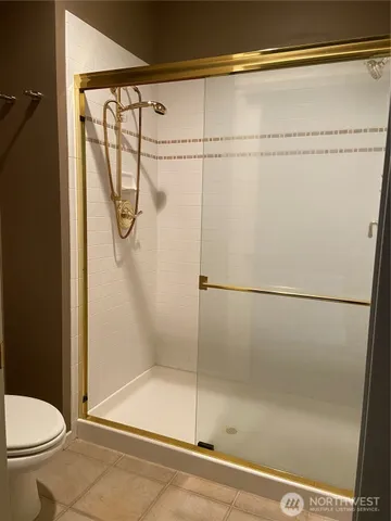 a room with cabinets and a closet