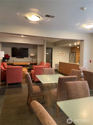 a view of outdoor space with seating area