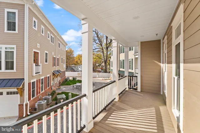 a view of a multi story residential apartment building