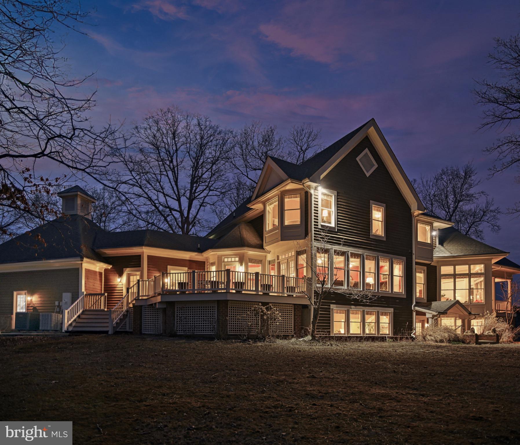 175 Covenant Way Bumpass, VA 23024 - Photo 15 of 91 Charming home aglow at twilight.