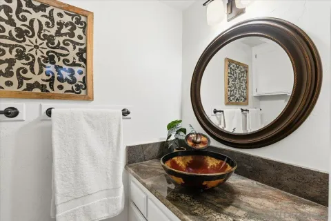 a front view of a house with a wooden floor