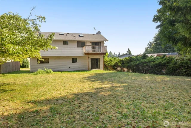 a view of a large building with an outdoor space