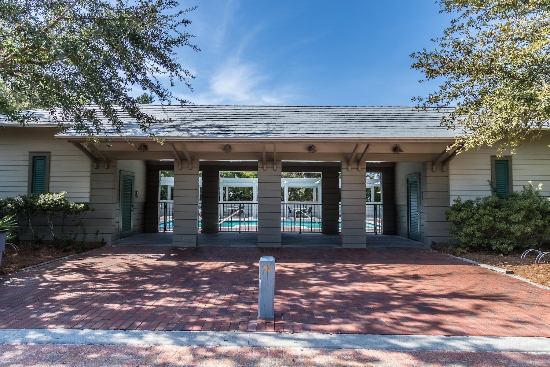 19 Vizcaya Lane Inlet Beach, FL 32461 - Photo 20 of 26 a front view of a house with a garden