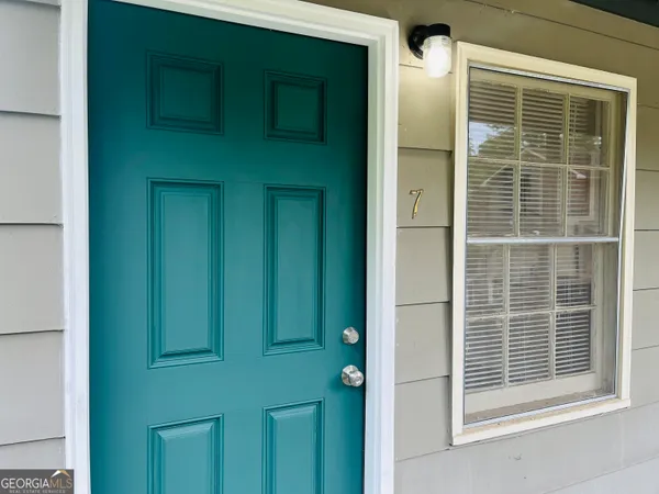 a view of front door