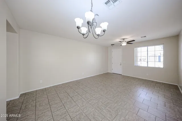 an empty room with a empty space